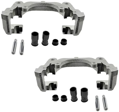 BandelOne enthält 2x Bremssattel-Halter Brems-Träger vorne für A3 (8P) Q3 Golf 5+6 Passat