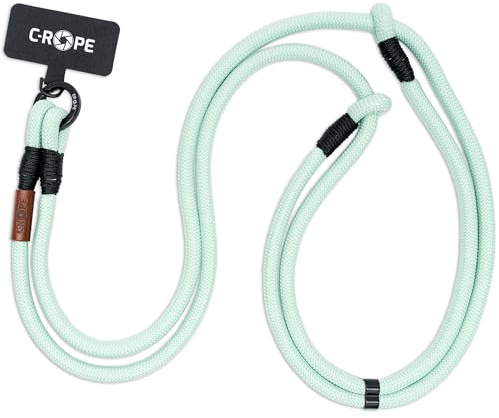 C-Rope Handykette zum Umhängen universal | Handyband ohne Hülle | Lanyard mir Adapterkarte geeignet für alle Smartphones