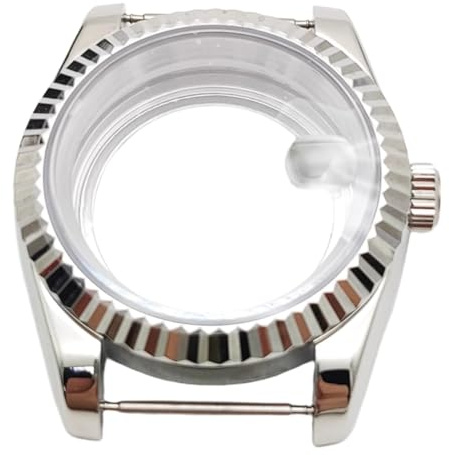 36/39MM Edelstahl Uhrengehäuse für Rolex Oyster Perpetual Datejust | Saphir NH35A/NH36A/4R Bewegung Transparenter Boden Modifikation Zubehör