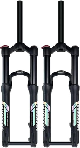 Mountainbike-Luftfedergabel 20 x 24 Zoll, Kinderfahrrad-Federgabel 90/120 mm Federweg, Fahrrad-Federgabel 1 1/8 Zoll Steckachse 15 x 100 mm, Vorderrad-Gabel-Zugstufeneinstellung Thru Axle,20in