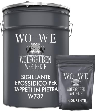 WO-WE Steinteppich Versiegelung Außen UV-Schutz Bodenversiegelung Transparent W732-6Kg