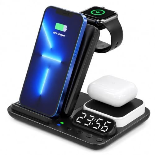 LORESJOY Station de Charge 5-en-1 sans Fil