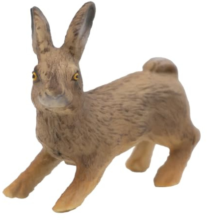Bullyland Feldhase Spielzeug Figur, 5,9 cm, 64359 | Dekoration und kleines Geschenk, für Kinder ab 3 Jahren und Sammler, detailgetreu, PVC frei