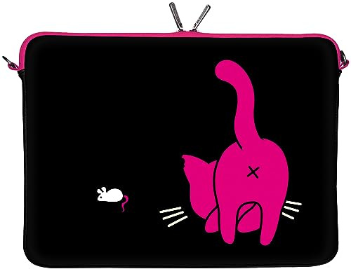 Kitty to Go LS141-15 Notebook Sleeve Laptop neopren case custodia portatile borsa involucro protettivo 39,6cm (15,4 – 15,6 pollice) nero