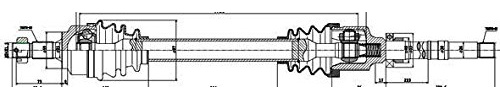 GSP 245113 Antriebswelle