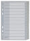 Leitz Register für A5, Deckblatt aus Karton und 12 Trennblätter aus Kunststoff, Taben mit auswechselbaren Einsteckschildchen, Grau, 12750000