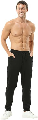 Hoerev Löparbyxor för män casual jogging harem bomullsbyxor
