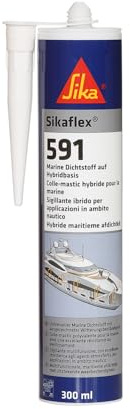 SIKA - Sellador marino multiusos - Sikaflex 591 - Negro - 300ml