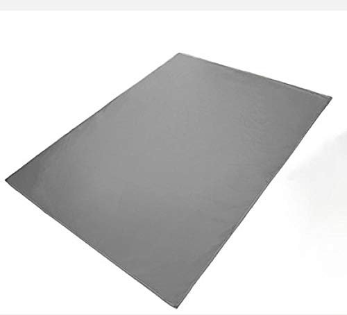 SlimpleStudio Stranddecke wasserdichte Winddichte,Faltbare Camping Teppich Tasche Decke wasserdichte Strandmatte Outdoor Tragbare Picknickmatte-grau_140x200cm