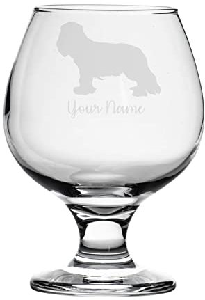 Personalised Cavalier King Charles Spaniel Engraved Brandy Snifter Glass, Dog Gift for Women, Gift for Men