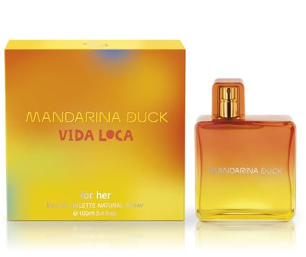 MANDARINA DUCK FRAGRANCES I Vida Loca For Her, Profumo Donna Spray, Famiglia Olfattiva Floreale, Legnosa ed Agrumata, 100 ml