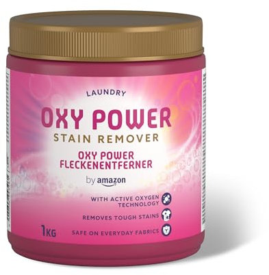 by Amazon, Oxy Power, Smacchiatore in polvere per tessuti colorati, 1 kg