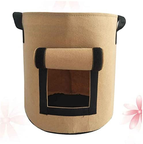 BESPORTBLE Potato Plant Bag Set 2 Nonwoven Planters Thickened Grow Bags for Carrot Onion Camel Large 26l