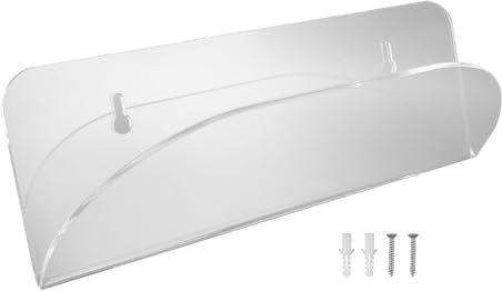 Grcfumo Acryl-Skateboard-Aufbewahrungsregal, wandmontiertes Skateboard-Präsentationsregal, horizontales Mehrzweck-Skateboard-Regal für die Präsentation von Skateboard-Decks