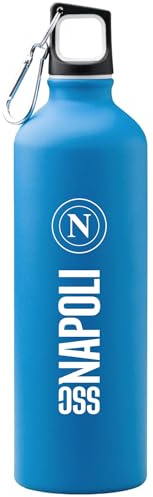 SSC NAPOLI Borraccia Termica in Acciaio Inox, 800 ml, Azzurro