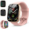Reloj Inteligente Hombre Mujer, 1.95 Smartwatch con Llamadas Bluetooth, 110+ Modos Deportivos Pulsera con HD Pantalla Táctil, Podómetro, Monitor de Sueño, Impermeable IP68 para Android iOS, Rosa