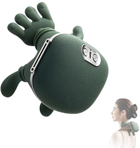 Massaggio Master per spalla, collo, massaggiatore per spalle con impastamento profondo dei tessuti e funzione riscaldante, massaggiatore Shiatsu per schiena e collo, massaggio ergonomico