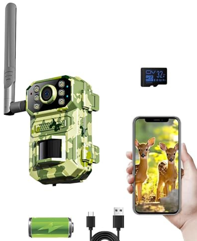 bergxperten Beyerswerk NatureEye Pro 4K Wildkamera mit Bewegungserkennung, Solarladepanel, 4G LTE, Weitwinkelüberwachung für Außenbereich - Überwachungskamera für Outdoor