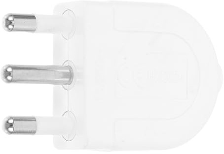 iplusmile Enchufe Macho Italiano 3 Clavijas Redondas Desmontable 16a Ac250v Adaptador para Viaje y Hogar Seguro y Estable
