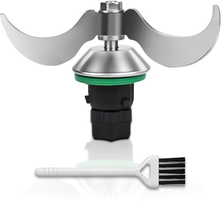 Teigmesser für Thermomix TM7, TM6 & TM5 aus Edelstahl von MMOBIEL – Teigmischmesser Ersatzteil Ideal für Brotteig, Pizzateig & Mehr – Kein Teig-Rückstand – Für Thermomix Küchenmaschine