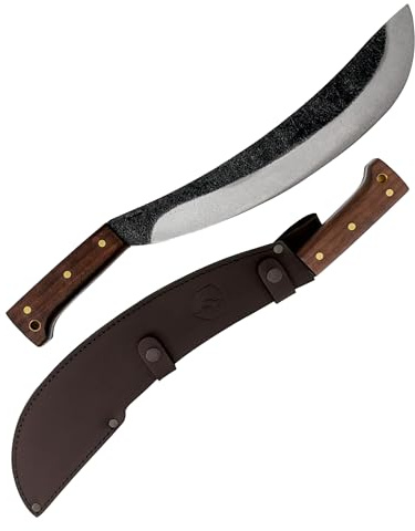 Condor Engineer Bolo Machete | Robuste Machete mit Walnussholz-Griff, Karbonstahl-Machetenmesser mit handgefertigter 38,1 cm Klinge, 1142 g, 5 mm dick