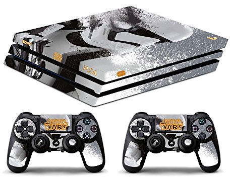 Skin Compatibilité pour PS4 Pro - Guerres des ÉTOILES - Limited Edition Decal étuis de Protection pour faceplates Bundle