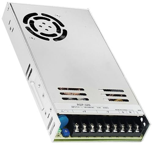 WITTKOWARE RSP-320-2.5 Industrie-Schaltnetzteil mit Active-PFC, Metallgehäuse & Schraubklemmen, LxBxH: 215x115x30mm, Ausgang: 2,5V/DC (Poti einstellbar 2,35-2,85V), max. 60A (150W)