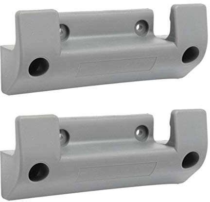 2 Stück Gartenschlauchtrommelhalter PVC Wandmontage Gartenschlauch Aufhänger Rohrhalter mit 8 Stück Dehnschrauben