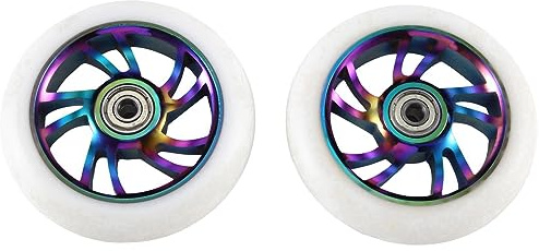 Grendly 2 x 110 mm Roller-Ersatzteile, Aluminiumverschleiß, PU-Stunt-Scooter-Teile, Kick-Scooter-Zubehör