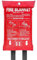 Coperta antincendio da cucina, coperta antincendio, in fibra di vetro, per la casa, per bruciare grassi, uffici, garage, officine di saldatura, auto, semplice efficiente, 1 m x 1 m (1 pezzo di coperta