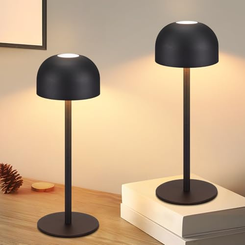 Homefire LED-bord trådlös 2 stycken, batteri sänglampa USB-C