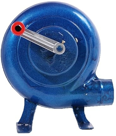 JOUFNING Schmiedegebläse Mit Handkurbel – Popcorn-Handventilator Eisengetriebe, Handgebläse Für Den Außenbereich, Tragbarer Blasebalg, Verbrennungskochwerkzeug(150W)