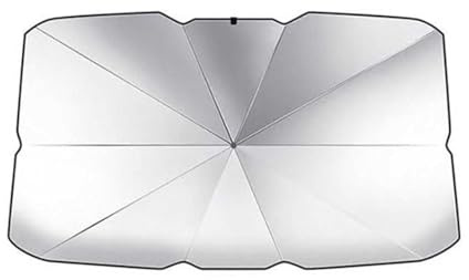 Auto Sonnenschutz Frontscheibe für Lexus RZ 2023-2024, Sonnenschirm Frontscheibe Faltbar Regenschirm für Faltbarer UV Wärmeisolierter,B-140cm*80cm