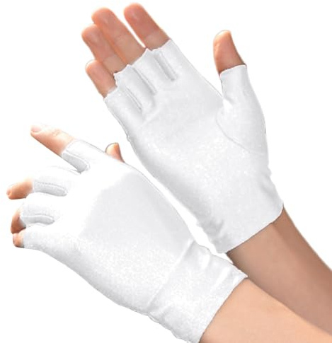 ZYKEJJDDAK Solskyddshandskar för kvinnor fingerlösa körning andningsbara solskydd halvfinger för ridning golf fiske andningsbara handskar