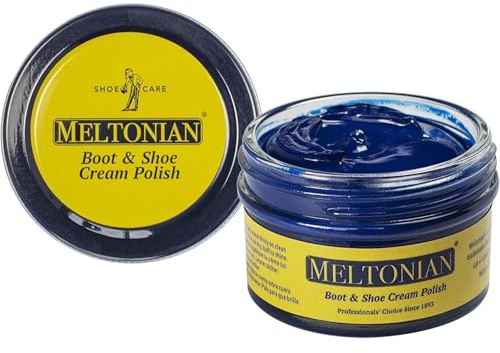 Meltonian Cream Shoe Polish - Leather Shoe Polish - Beeswax - Restores and Protects - Over 60 Colours