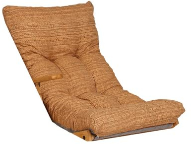 Gepolstertes Ersatzkissen für Liegestuhl, Relax-Stoff, reißfest, Farbe beige/sandfarben.