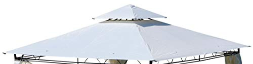 ALEOS. Dachplane für Gartenpavillon 3x3m wasserfest für Modell: 7075 - kein Umtausch oder Rückgaberecht