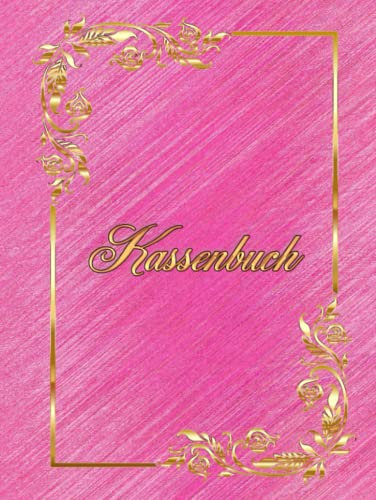 Kassenbuch Friseursalon Budgetplaner Mobiler Friseur Notizbuch Kleinunternehmer Barbier Finanzplaner mit Tabellen Einnahmen & Ausgaben Kontoübersicht ... 100 Seiten DIN A4 Haushaltsplaner Rosa 02