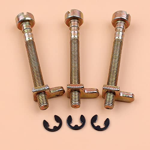 Vis de réglage de tendeur de chaîne compatible avec tronçonneuse Hus-Qvarna Craftsman McCulloch Poulan