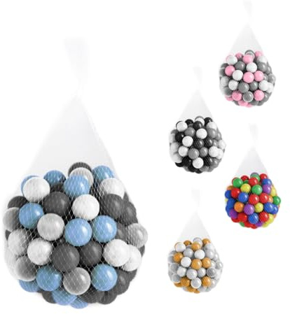 Monsieur Bébé - Sac de 100 balles de Jeu ou de Piscine 5,5 cm - Plusieurs modèles