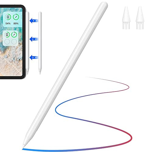 TECHGEAR Stylus Pencil 2. Generation für iPad, Magnetische kabellose Ladung iPad Stift Kompatibel mit Apple iPad Pro 11 4. 3. 2. 1. Generation iPad Pro 12,9 (6. 5. 4. 3.) iPad Air 4/5, iPad mini 6
