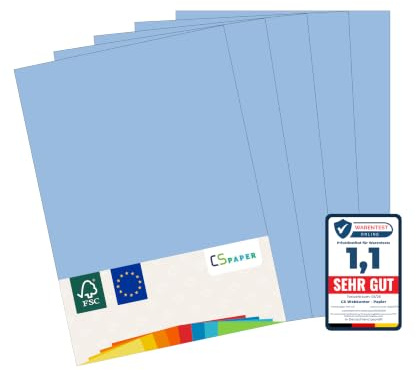MADE IN EU 50 Blatt farbiges Papier VEILCHEN A4 80 g/m² CS Paper - Druckerpapier, Kopierpapier, Universalpapier zum Drucken, Basteln & Falten im Format DIN A4. Papier für den Heim- & Bürobedarf