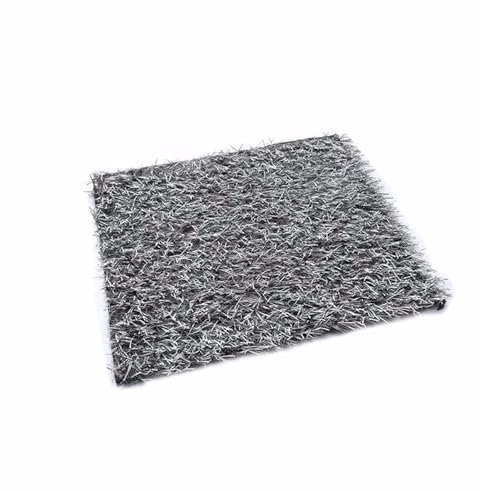 78,7 Zoll realistischer Kunstrasen, 3 cm Florhöhe, Kunstrasenmatte für Garten, Hof, Kunstrasen, Grau (Size : 2x5m)