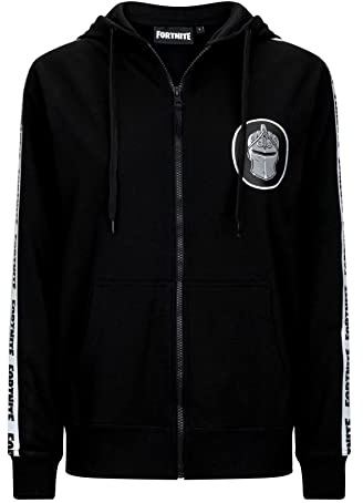 Fortnite - BLACK KNIGHT - Gaming Design ADULT Felpa con cappuccio - Giacca con cappuccio unisex a maniche lunghe nera taglie S-XL