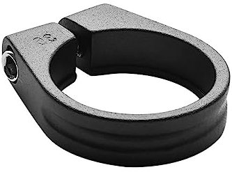 Sattelklemme Super Licht Fahrrad Sattelstütze Klemme Legierung Radfahren Sattel Sitz Post Schloss for 25,4 27,2 30,9 31,6 Mm Fahrrad Zubehör Sattelkloben (Color : Black 34.9mm)