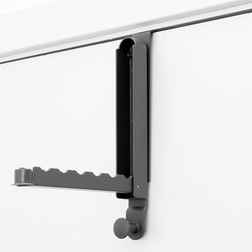 Türgarderobe, Türgarderobe klappbar, Türhaken, Design Über-Tür-Hakenhalter, Edelstahl Türhakenleiste, Klapphaken Türhänger, Kleiderhaken Tür, Türgarderobe Zu Einhängen für Kleidung Bad Mantel(Grau)
