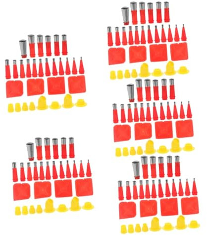 Artibetter 5sätze Metallisches Dichtungswerkzeug Teiliges Kit Mit Dichtungsdüsen Basen Und Winkeln Robuste Edelstahl Und Kunststoffmaterialien Für Küche Und Bad Wiederverwendbare