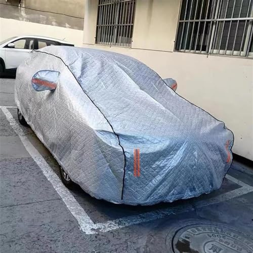 Vollgarage Autoplane Ganzjährig Verdickte Vollgarage Für Fahrzeuge, Wasserdicht, Hagelsicher, Außenhüllen Für Fahrzeuge, Komplett Universell, Für Regengarage, Für SUV-Limousine(XXL)