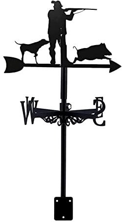 Generic Girouette, Original Colosse Hunter Girouette Jardin Métal Hound Girouette Extérieur Toit Jardin Décoration de Cour Girouette Pour Farm Garden Yard Decor