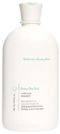 Detergente líquido lencería: limpiador altamente eficaz ropa delicada, detergente bragas perfumado 2 tipos de, seguridad fiable, suave y eficaz, 500 ml para prendas delicadas